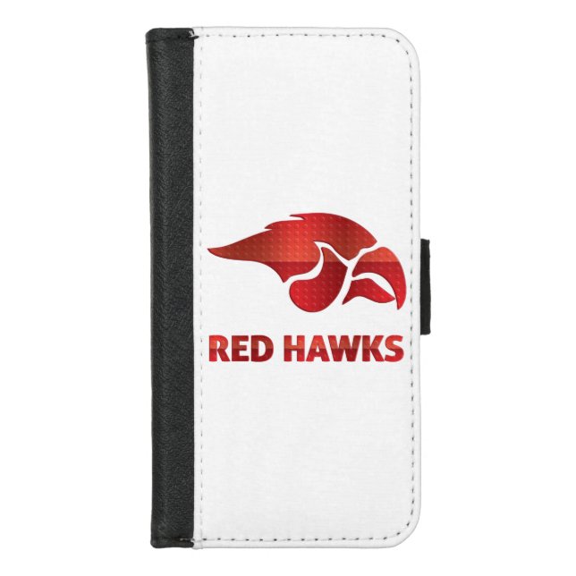 Cedar Springs Red Hawks #5 iPhone Wallet Case (Front)
