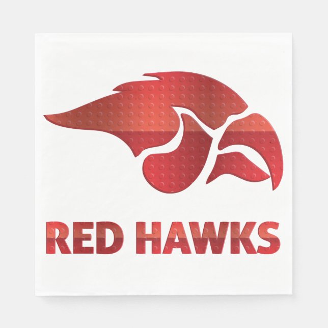 Cedar Springs Red Hawks #5 Napkins (Front)