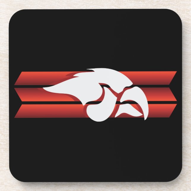 Cedar Springs Red Hawks #6 Beverage Coaster (Front)