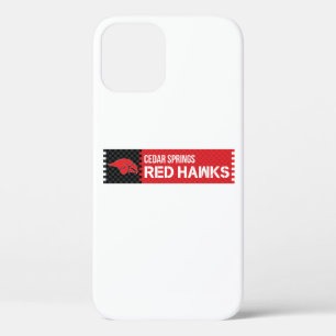 Cedar Springs Red Hawks iPhone 12 Case