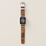 Cedar Textured Wooden Bark Look Apple Watch Band