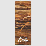 Cedar Textured Wooden Bark Look Bookmarks