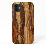 Cedar Textured Wooden Bark Look iPhone 11 Case