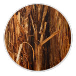 Cedar Textured Wooden Bark Look Ceramic Knob