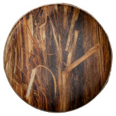 Cedar Textured Wooden Bark Look Chocolate Covered Oreo (Front)