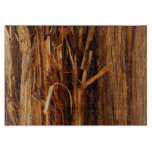 Cedar Textured Wooden Bark Look Cutting Board