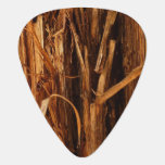 Cedar Textured Wooden Bark Look Guitar Pick