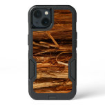 Cedar Textured Wooden Bark Look iPhone 13 Case