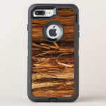 Cedar Textured Wooden Bark Look OtterBox Defender iPhone 8 Plus/7 Plus Case