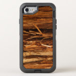 Cedar Textured Wooden Bark Look OtterBox Defender iPhone SE/8/7 Case
