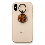 Cedar Textured Wooden Bark Look Phone Ring Stand