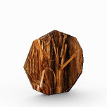 Cedar Textured Wooden Bark Look Photo Block
