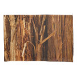 Cedar Textured Wooden Bark Look Pillow Case