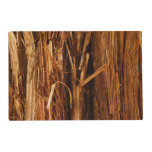 Cedar Textured Wooden Bark Look Placemat