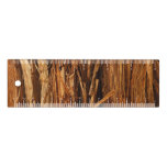 Cedar Textured Wooden Bark Look Ruler