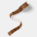 Cedar Textured Wooden Bark Look Satin Ribbon