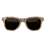 Cedar Textured Wooden Bark Look Sunglasses