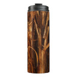 Cedar Textured Wooden Bark Look Thermal Tumbler