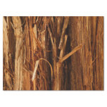 Cedar Textured Wooden Bark Look Tissue Paper