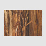 Cedar Textured Wooden Bark Look Tissue Paper