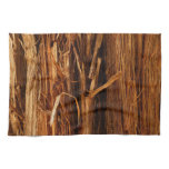Cedar Textured Wooden Bark Look Towel