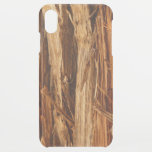 Cedar Textured Wooden Bark Look iPhone XS Max Case