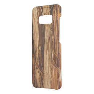 Cedar Textured Wooden Bark Look Uncommon Samsung Galaxy S8 Case