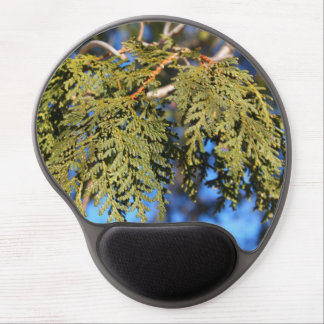 Cedar Tree Leaves Gel Mouse Pad