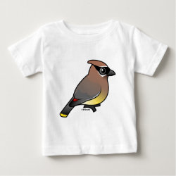 Cedar Waxwing Baby Fine Jersey T-Shirt
