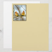 Cedar Waxwing - Original Photograph (Front/Back)