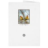 Cedar Waxwing - Original Photograph (Back)