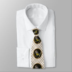 Cedar Waxwing Songbird Original Wild Bird Photo Neck Tie