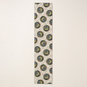Cedar Waxwing Songbird Original Wild Bird Photo Scarf