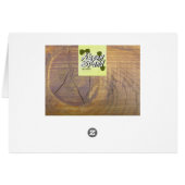 Cedar Wood Knot Photograph Cards (Back Horizontal)