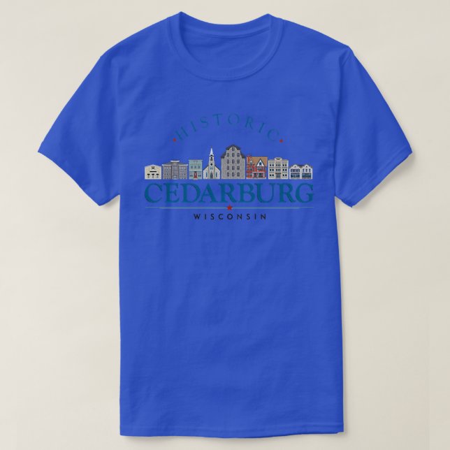 Cedarburg Wisconsin City Logo Premium T-shirt1110 T-Shirt (Design Front)