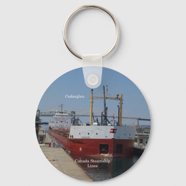 Cedarglen Soo Locks key chain (Front)