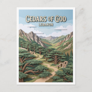 Cedars of God Bsharri Lebanon Postcard