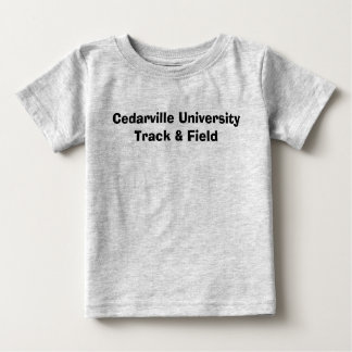 Cedarville University Track & Field Baby T-Shirt