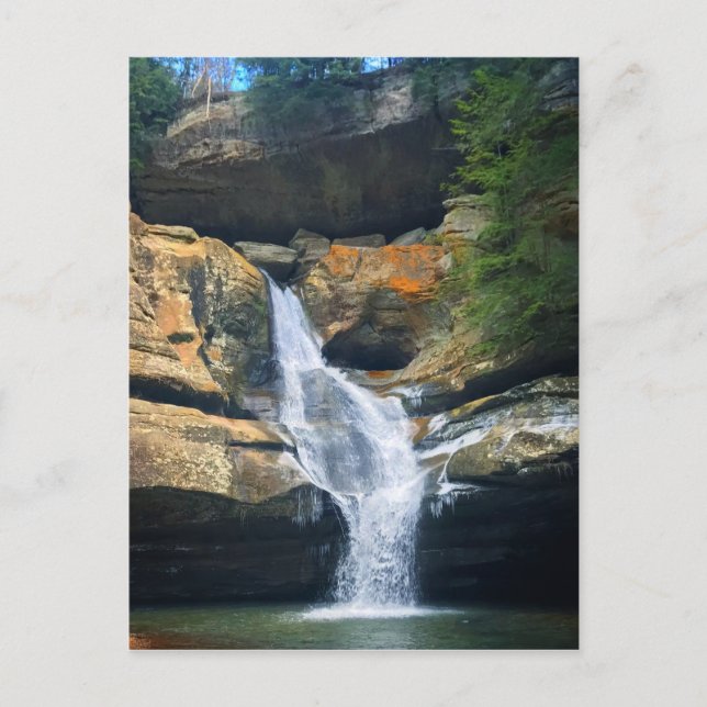 Ceder Falls, Hocking Hills Ohio Postcard (Front)