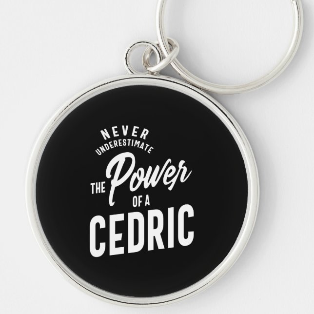 Cedric Personalized Name Birthday Gift Keychain (Front)