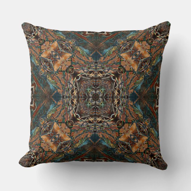 Cedrus Scales Throw Pillow (Front)