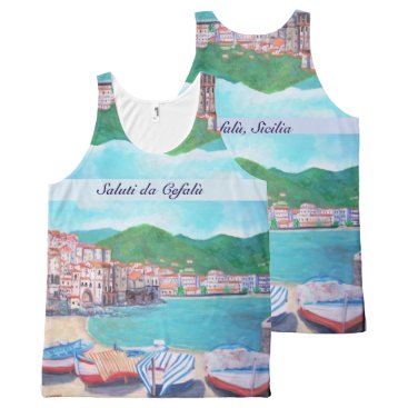 Cefalu - All-Over Printed Unisex Tank Cefalu - All-Over Printed Unisex Tank