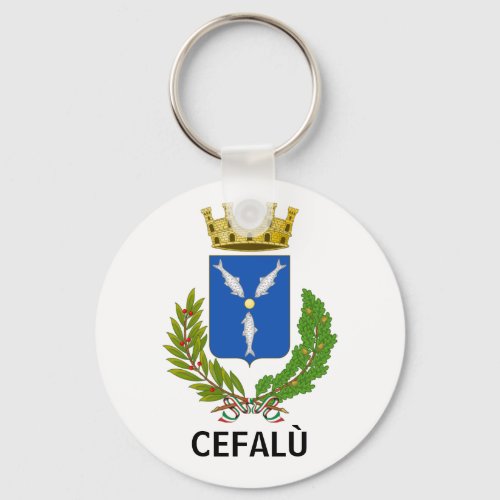 Cefal coat of arms _ Sicily Keychain
