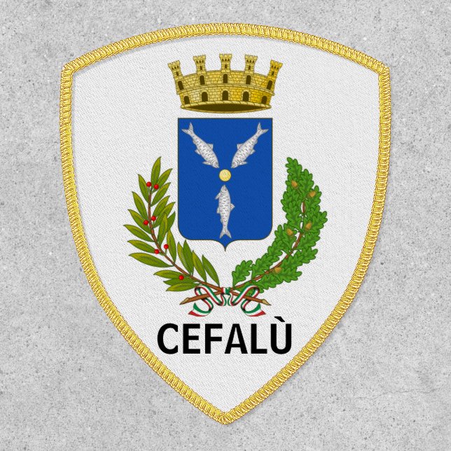 Cefalù coat of arms - Sicily Patch (Front)