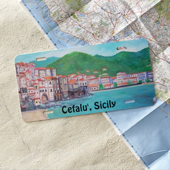 Cefalu - License Plate (In Situ)