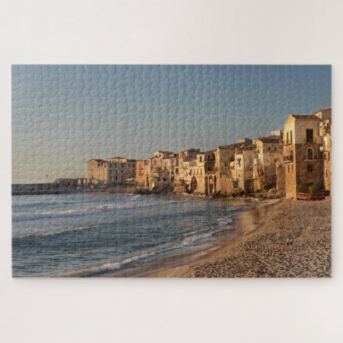 Cefalu seaside town in Sicily Jigsaw Puzzle