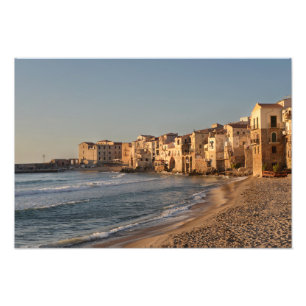 Cefalu, seaside town in Sicily Photo Print