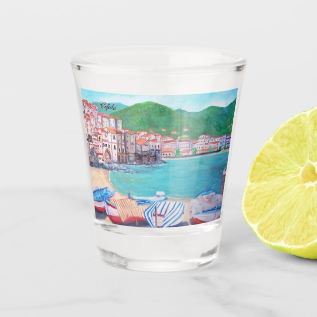 Cefalu' - Shot Glass (Front)