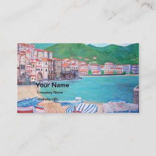 Cefalu Sicily Business Card