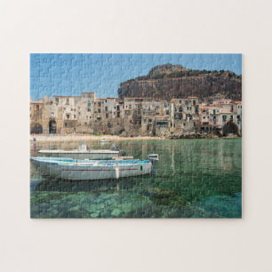 Cefalu town in Sicily Jigsaw Puzzle